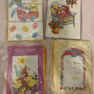 Easter Parade Easter Cards Lot of 4 (DN)